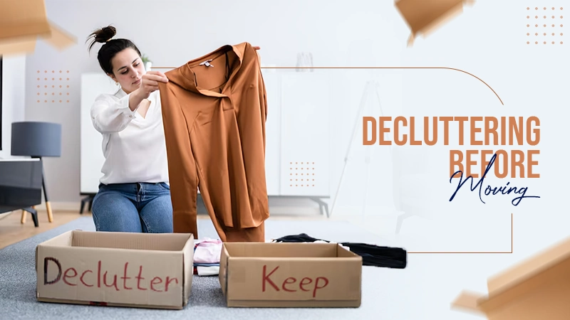 decluttering before moving