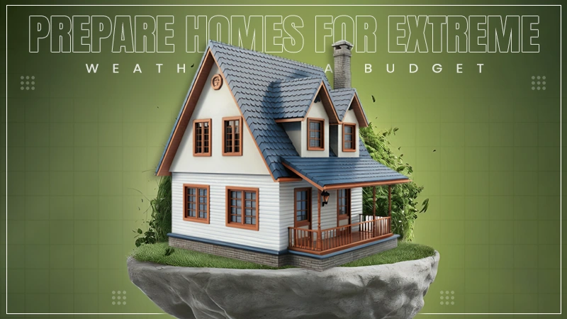 prepare homes for extreme weather on a budget